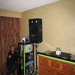 The DJ gets ready