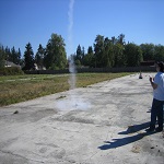 Solid fuel launch