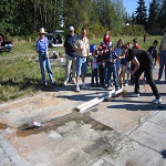 Water powered cars in action