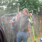 Kevin takes a shot