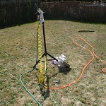 Water rocket delivery method